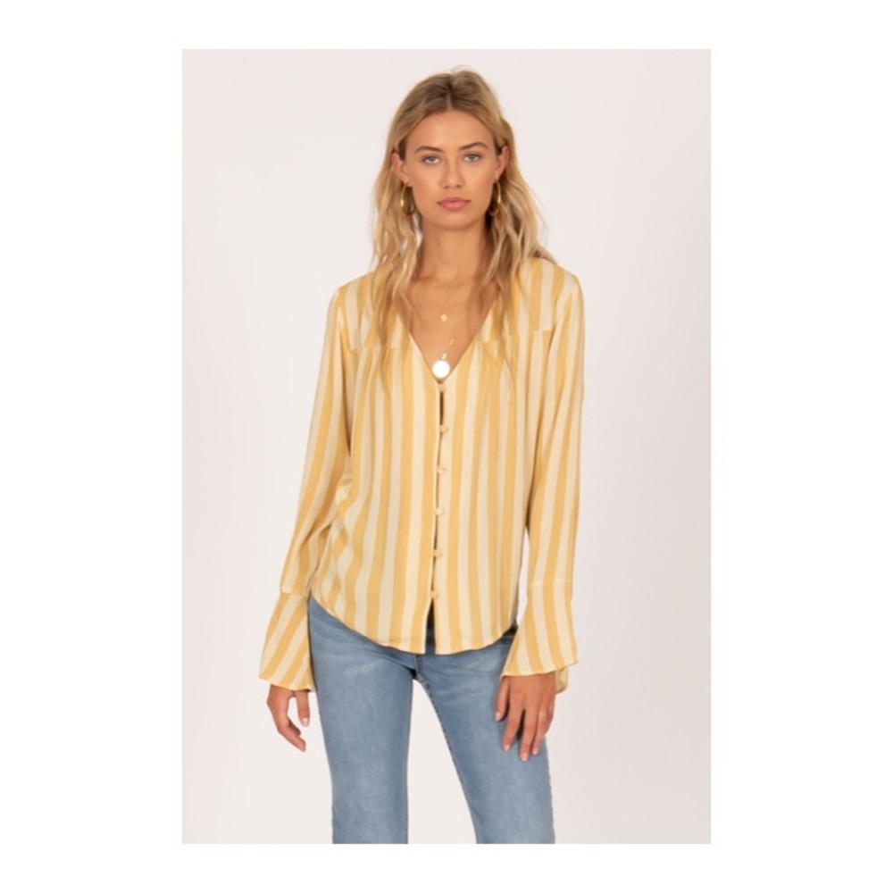 Amuse Society Always Something Woven Top - Ginger